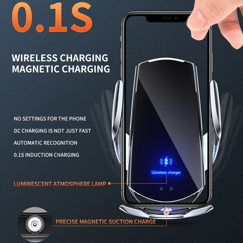 15W Car Qi Wireless Charger